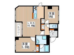 西町北５番館の物件間取画像